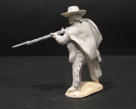 Alamo Defenders #2--12 figures in 4 poses with Swivel and swappable Heads & Hands. (Gray) #4