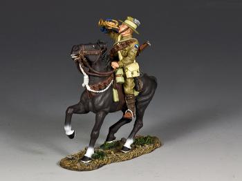 Image of Australian Light Horse Bugler--single mounted figure--RETIRED--LAST ONE!!