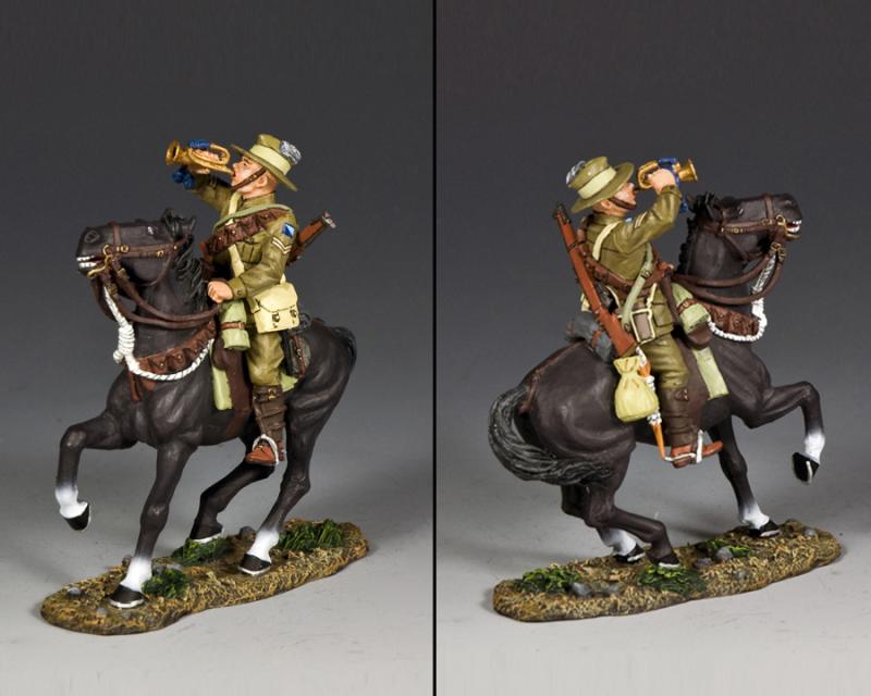 Australian Light Horse Bugler--single mounted figure--RETIRED--LAST ONE!! #2