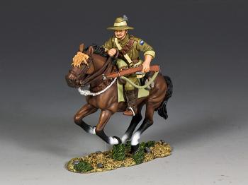 Image of Australian Light Horse Trooper with Rifle--single mounted figure--RETIRED--LAST ONE!!