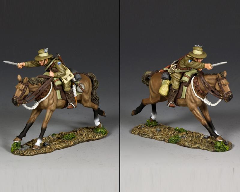 Australian Light Horse Trooper Charging with Bayonet--single figure--RETIRED--LAST ONE!! #2