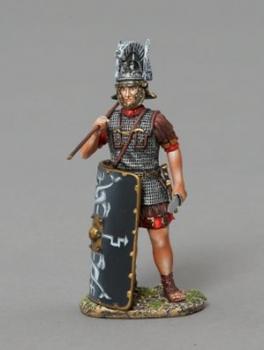 Image of Imperial Roman Optio (30th Legion Black Shield)--single figure--RETIRED--LAST ONE!! Image of Imperial Roman Optio (30th Legion Black Shield)--single figure--RETIRED--LAST ONE!!