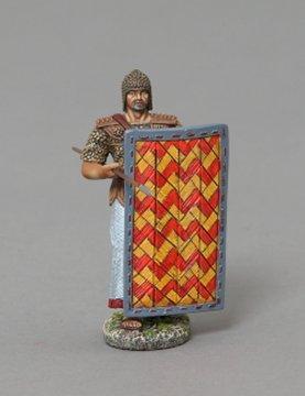Advancing Egyptian Marine with Spear Lowered with Red/Yellow Striped Shield--single figure--RETIRED--LAST ONE!! #1