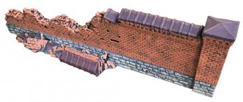 Damaged Brick Wall--4 in.H x 14 in. L x 1 in. W (2.5 in. at its widest part) Damaged Brick Wall--4 in.H x 14 in. L x 1 in. W (2.5 in. at its widest part) #37743