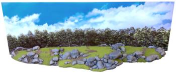 Image of Little Round Top with Backdrop--four piece set.