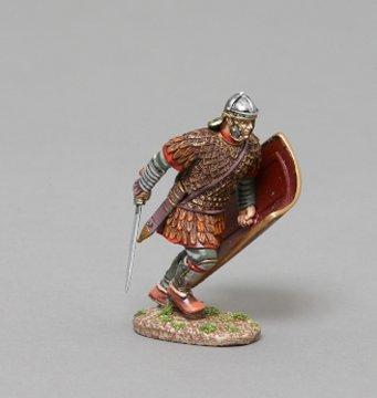 Charging Roman Legionnaire in Scale Armor (30th Legion black shield)--single figure--RETIRED--LAST TWO!! #2