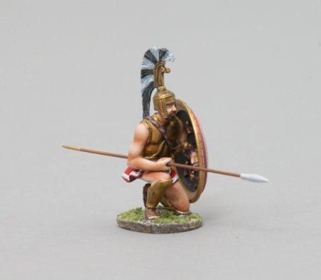Kneeling Spartan with Corinthian Helmet (Boar Shield)--single figure--RETIRED--LAST TWO!! #2