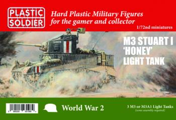 Allied Stuart I Honey M3 tank--1/72 scale plastic model kit -- AWAITING RESTOCK! Allied Stuart I Honey M3 tank--1/72 scale plastic model kit -- AWAITING RESTOCK! #37938