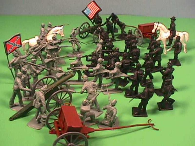 Americana Battle of Gettysburg American Civil War Figure Set--50 pieces #1