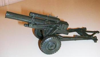 WW II 155 Howitzer (Dark OD, Makes one) WW II 155 Howitzer (Dark OD, Makes one) #37993