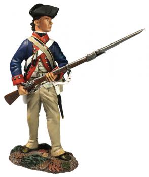 Image of Continental Line/1st American Regiment Standing Defending, 1777-87, No.2--single figure