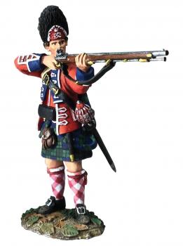 Image of British 42nd Royal Highland Grenadier Standing Firing No.1--single figure