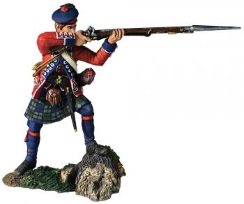 Image of 42nd Royal Highland Regiment Battalion Coy Standing Firing No.2, 1760-63--single figure