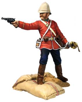 Getting a Little Close!--24th Foot Officer Firing Pistol--single figure Getting a Little Close!--24th Foot Officer Firing Pistol--single figure #38075