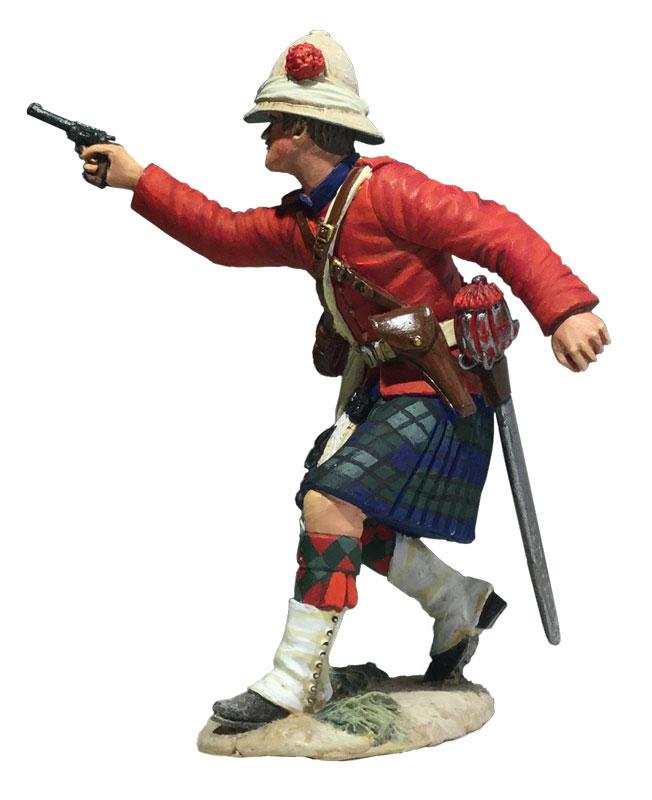 42nd Highland Company Officer Firing Pistol--single figure #1