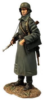 German Volksgrenadier in Greatcoat Standing with Ammo Can--single figure German Volksgrenadier in Greatcoat Standing with Ammo Can--single figure #38125