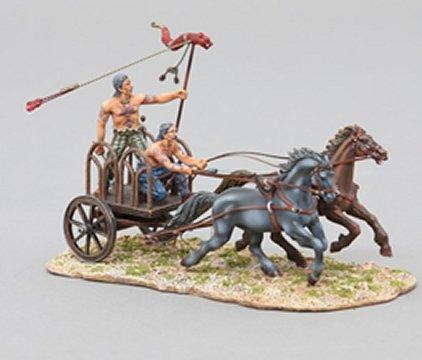 Chariot Ancient British war chariot 20mm 1/72 laser cut model kit x4 