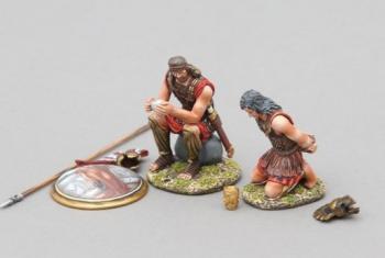 Hoplite with Cypriot Marine Prisoner & Lady in Red Dress Shield--two figures and accessories--RETIRED--LAST TWO!! Hoplite with Cypriot Marine Prisoner & Lady in Red Dress Shield--two figures and accessories--RETIRED--LAST TWO!! #38253