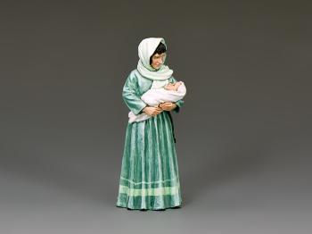 Image of Woman & Baby--two figures on single base