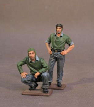 Two Catapult Crew #2, USS Saratoga (CV-3), Inter-War Aviation—two figures--RETIRED--LAST TWO!! Two Catapult Crew #2, USS Saratoga (CV-3), Inter-War Aviation—two figures--RETIRED--LAST TWO!! #38455