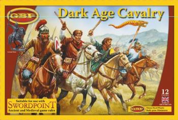 Image of Gripping Beast Plastic Dark Age Cavalry--twelve 28mm Hard Plastic Mounted Figures