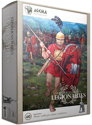 Republican Roman Legionaries--40 28mm plastic miniatures #1