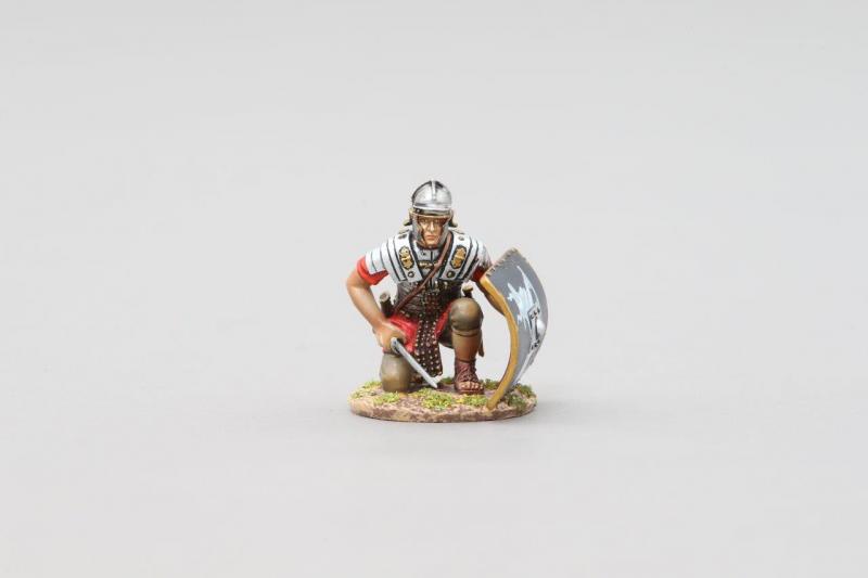 Raiding Party Middle--single Roman Legionnaire figure (30th Legion black shield)--RETIRED--LAST TWO!! #2