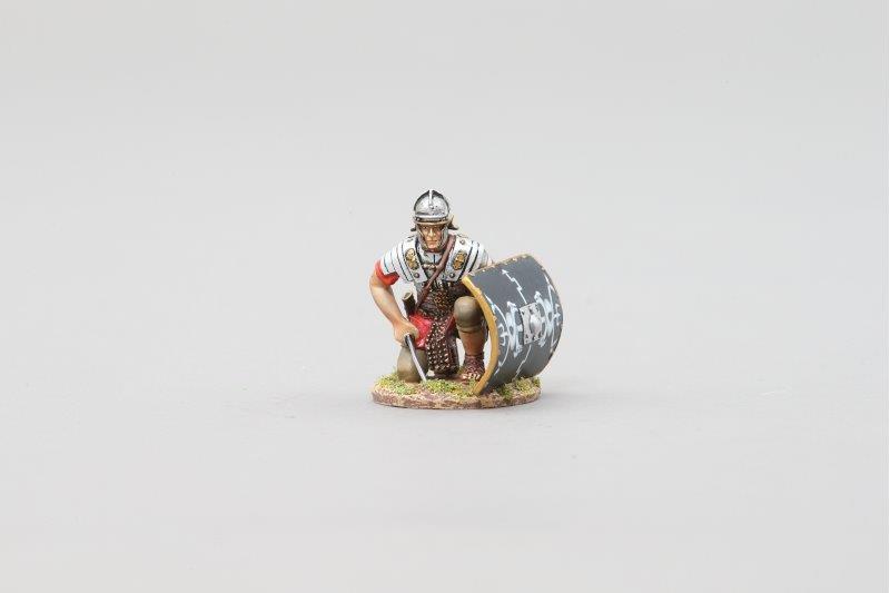Raiding Party Middle--single Roman Legionnaire figure (30th Legion black shield)--RETIRED--LAST TWO!! #4