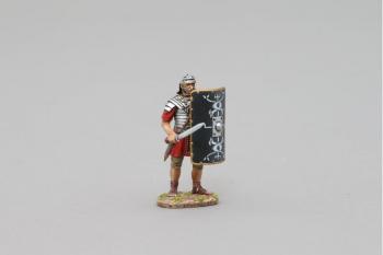 Image of Roman Legionnaire with 30th Legion black shield--single figure--RETIRED--LAST ONE!!