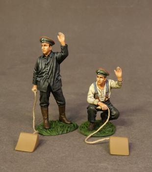 Image of German Choc Men, Knights of the Skies—two figures