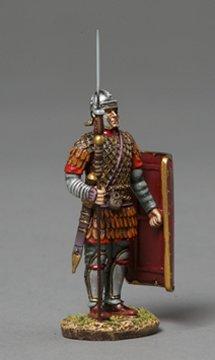 Roman Legionnaire Sentry in Scale Armor with 1st Minerva Legion shield (Minerva on white background)--single figure--RE-ISSUED!--RETIRED--LAST ONE!! #2