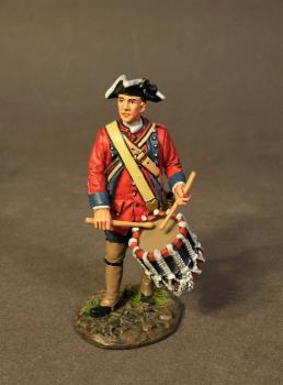 Image of Drummer #2, 60th (Royal American) Regiment of Foot, 13th September 1759, Battleof the Plains of Abraham--single figure