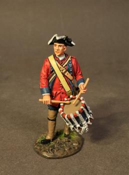 Image of Drummer #2, 60th (Royal American) Regiment of Foot, 13th September 1759, Battleof the Plains of Abraham--single figure Image of Drummer #2, 60th (Royal American) Regiment of Foot, 13th September 1759, Battleof the Plains of Abraham--single figure