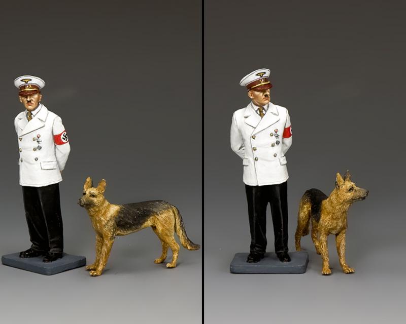 Hitler & Blondi--single figure and dog figure #2