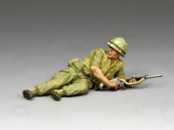 Image of USMC Looking Back--single Vietnam-era USMC figure--RETIRED--LAST ONE!!