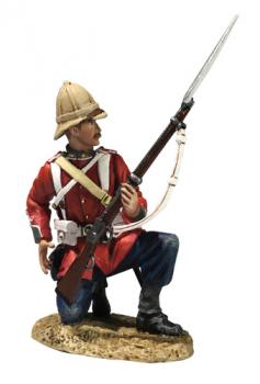 Image of 24th Foot Kneeling Loading--single figure