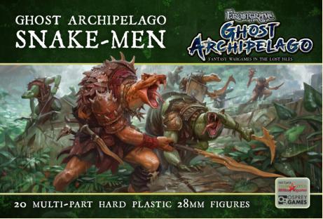 Frostgrave Ghost Archipelago Snake-Men--20 plastic multi-part Snake-men models #1