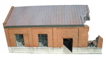 Destroyed Factory--28 in. W x 13 in. H x 8 in. D Destroyed Factory--28 in. W x 13 in. H x 8 in. D #39013