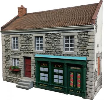 French Cafe and Apartment--13.5 in. W x 4.5 in. W x 13.5 in. H French Cafe and Apartment--13.5 in. W x 4.5 in. W x 13.5 in. H #39014
