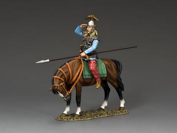 The Mounted Scout--single mounted Barbarian warrior figure--RETIRED--LAST ONE!! #0