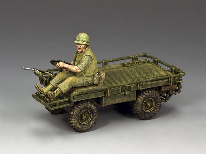 The U.S.M.C. M274 MULE--single Vietnam-era vehicle and USMC driver ...