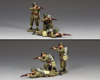 Fighting The Invaders--three WWII British figures--RETIRED. #11