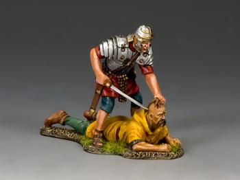 Short Back & Sides--Roman Legionnaire and prisoner figures on single base--RETIRED. Short Back & Sides--Roman Legionnaire and prisoner figures on single base--RETIRED. #39114