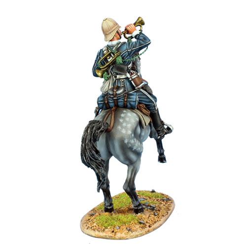 British 17th Lancers Trumpeter--single mounted figure #2