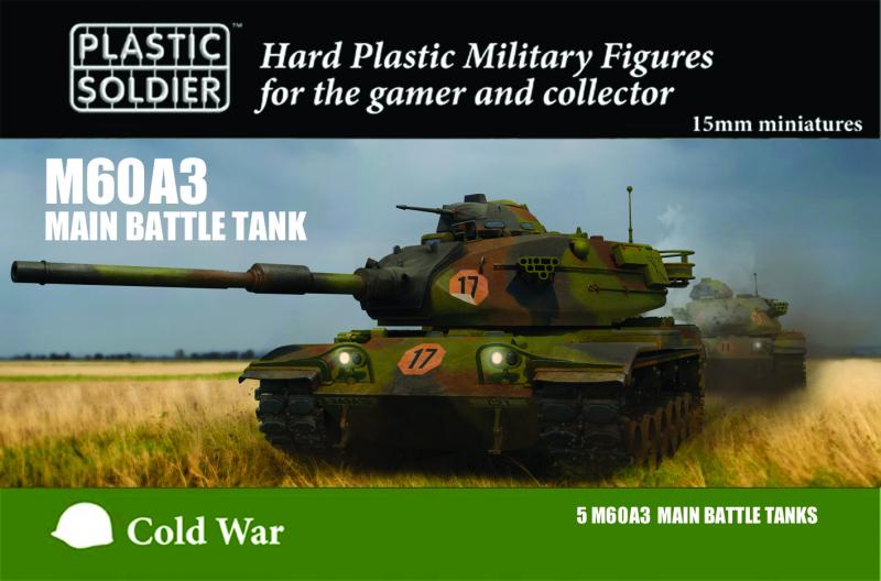 15mm M60A3 Main Battle Tank (Black Box)--makes five plastic tanks #1