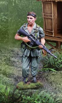 Image of Platoon Sgt. Elias--single U.S. Army figure--RETIRED--LAST TWO!!