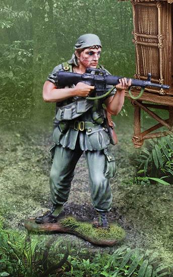 Platoon Sgt. Barnes--single US Army figure #1