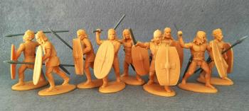 Image of Celtic Barbarian Warband (Infantry)--nine plastic figures