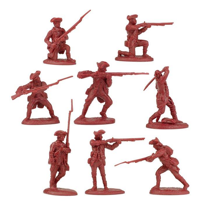 British Regular Army--16 figures in 8 poses #1