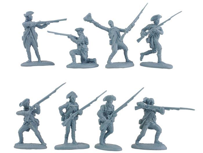 American Regular Army (BLUE)--16 figures in 8 poses #1